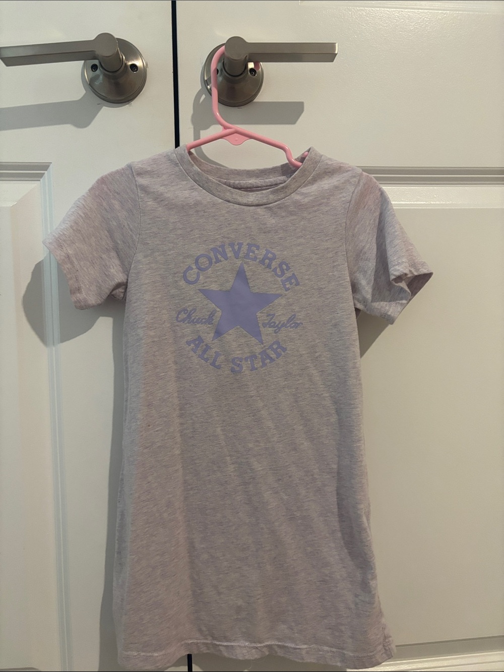 Converse Lavender All Star Graphic dress for girls